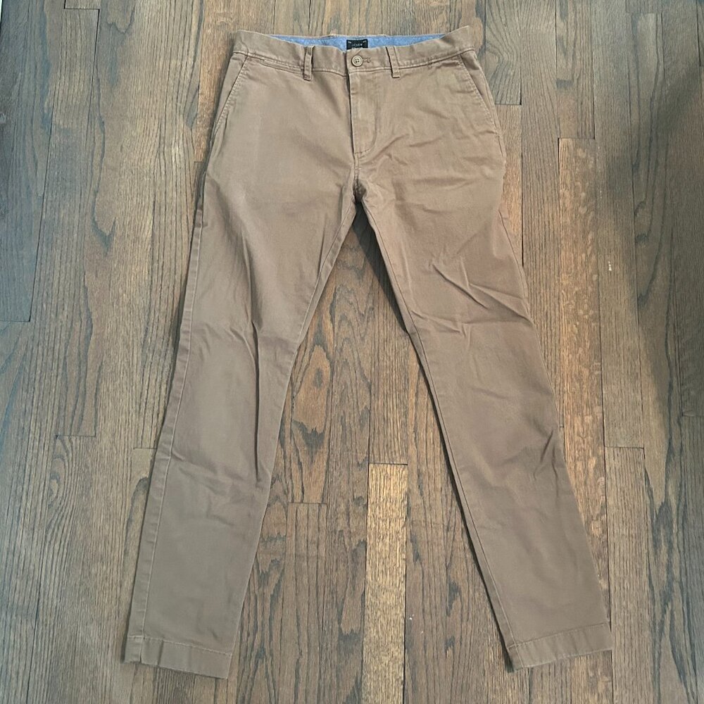 J.Crew 250 Slim-fit Stretch Khaki Chino Pants W30L32 (Men's)